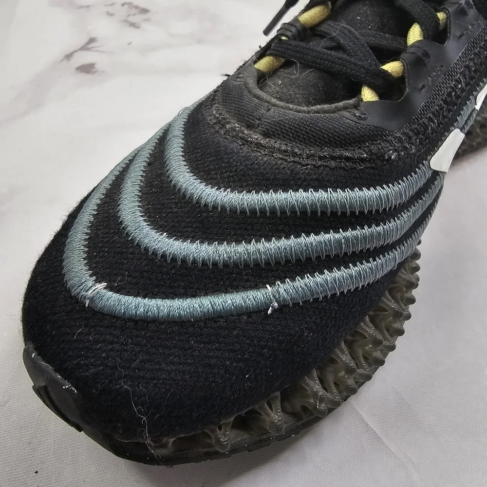 Adidas Mens 7.5 40.5 4D FWD X Parley Core Black Running Shoes Sneakers Recycled
